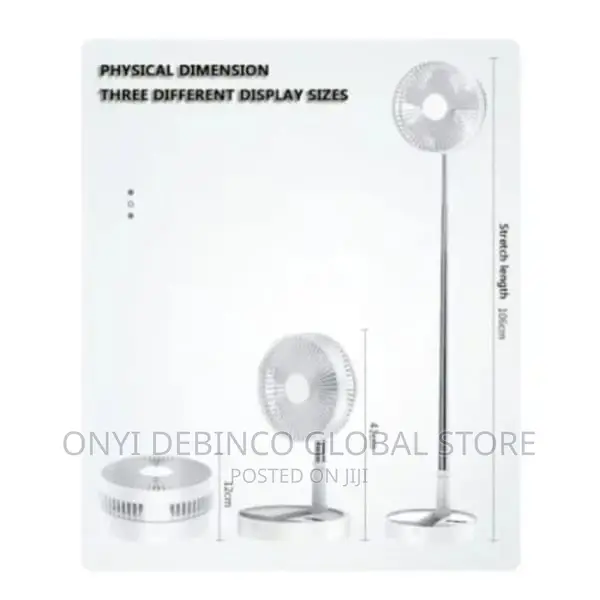 Height Adjustable Usb Rechargeable Fan