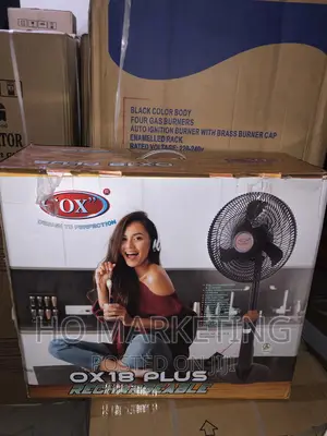OX 18 PLUS Rechargeable Fan