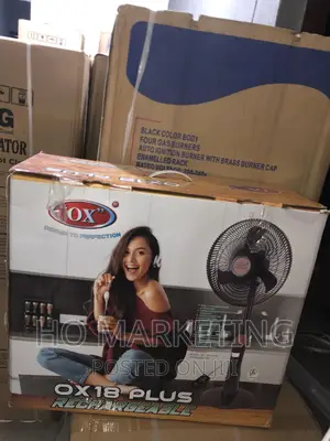 OX 18 PLUS Rechargeable Fan