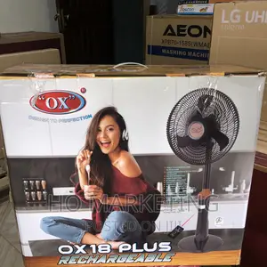 OX 18inches Rechargeable Standing Fan