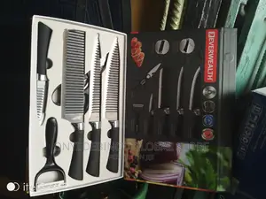 6 Piece Kitchen Stainless Steel Chef Knife Set