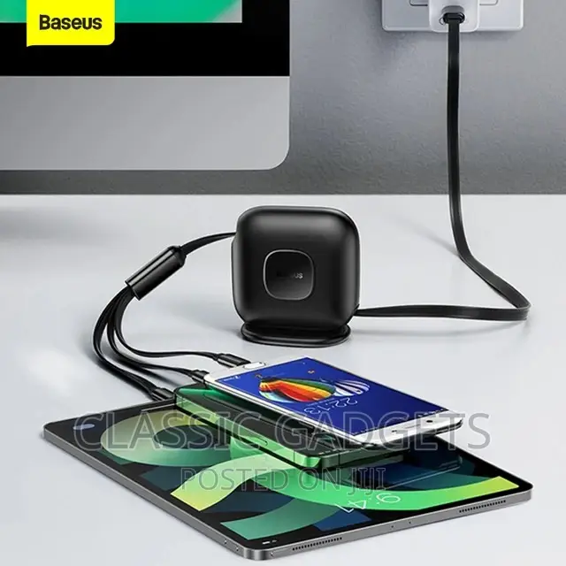Baseus 100W 3-in-1fast Charging Cable Desktop Organizer