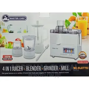 Master Chef 4 in 1 Juicer-Blender-Grinder-Mill 350w Motor