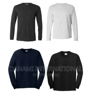 Danami Set of 4 Plain Long Sleeve T-Shirts