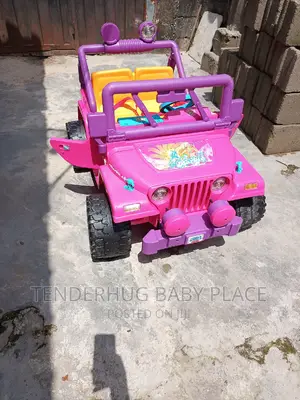 Us Used Fisher Price Disney Princess 2 Seater Wrangler Jeep