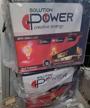 220ah Solution Power Tall Tubular Solar Inverter Battery