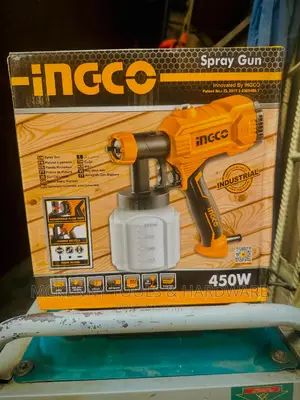Electric Paint Spray Gun Kit Adjustable Copper Nozzle
