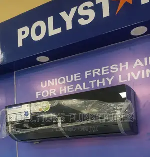 Polystar Inverter 1hp Black Mirror Art Cool Air Conditioner