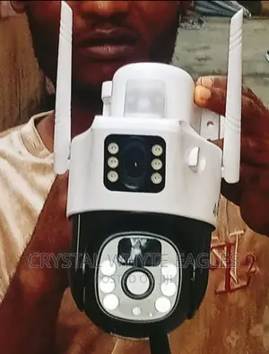 Dual Lens 4g Solar PTZ Camera With Siren