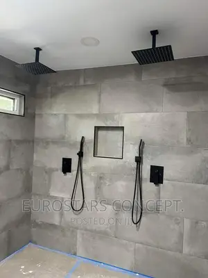 Black 5 Ways Condit Shower