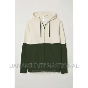 Danami Two-Toned Zip Through Hoodie
