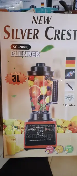 3l 8000 Watts Silver Crest Commercial Blender