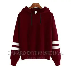 Danami White on Sleeve Contrast Sweatshirt Hoodie