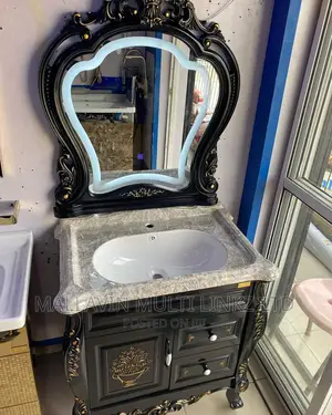 80cm Cabinet Basin Set And Led Mirrors