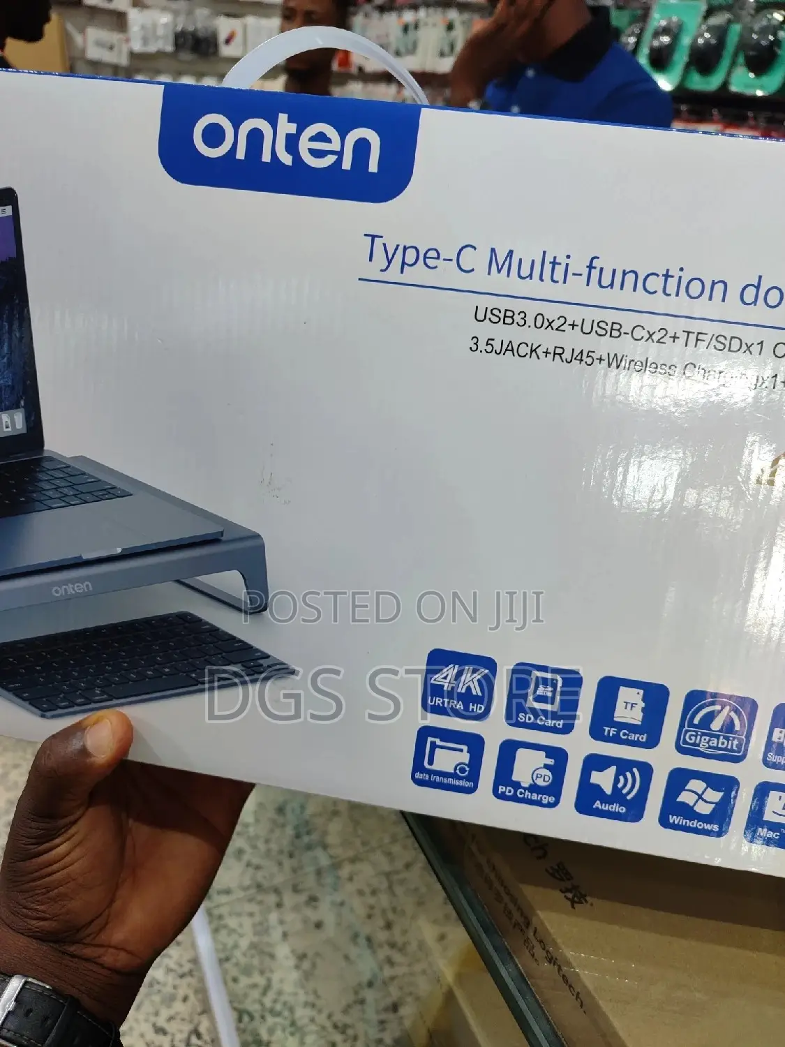 Onten Type C Multi Function Dock Station Ontn95109 11in1 Hub