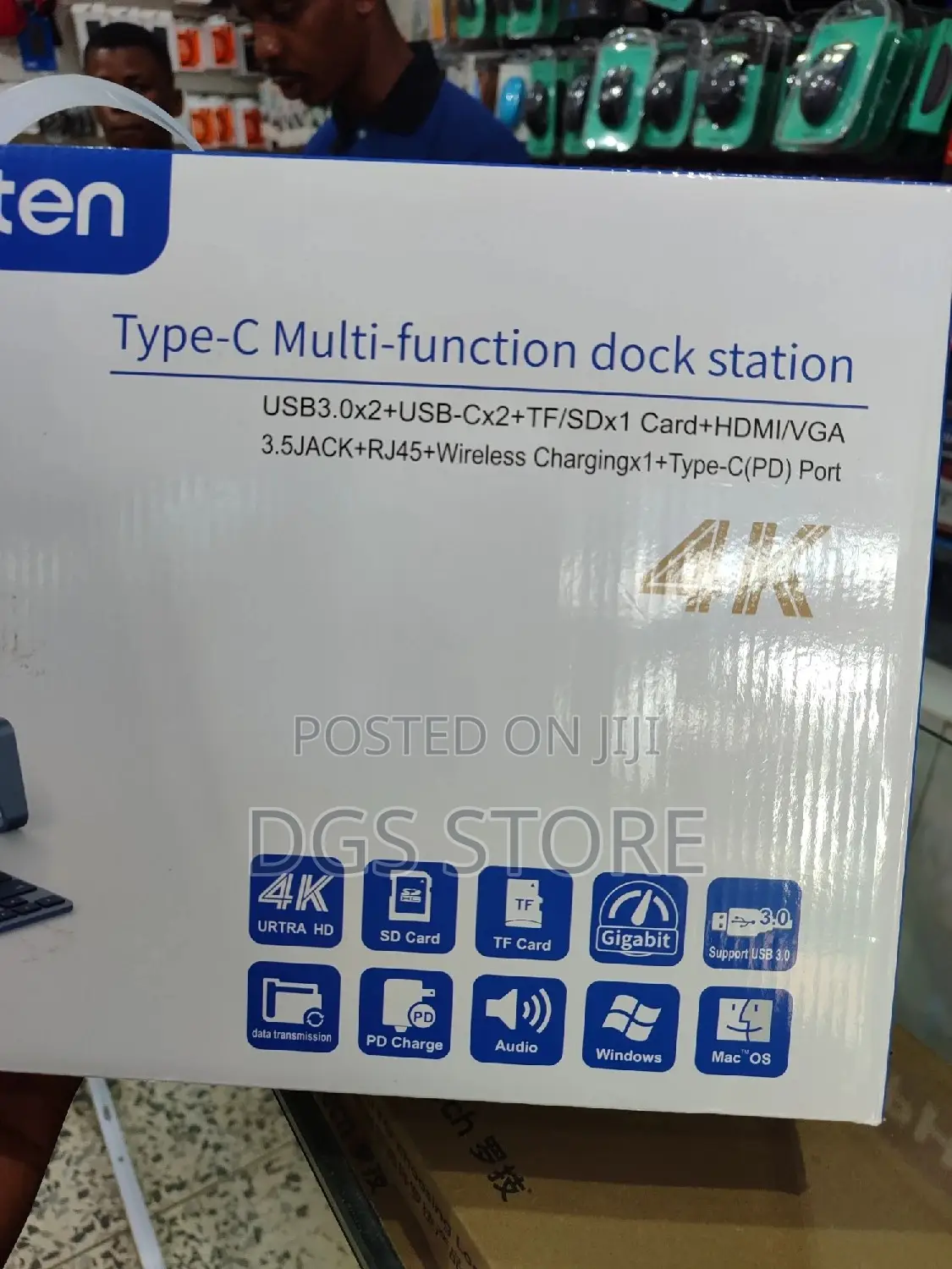 Onten Type C Multi Function Dock Station Ontn95109 11in1 Hub