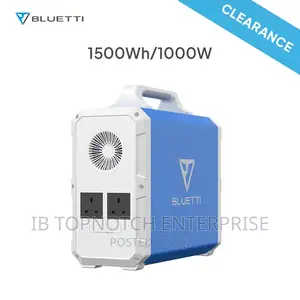 1500wh/1000w Portable BLUETTI EB150 Blue Power Station