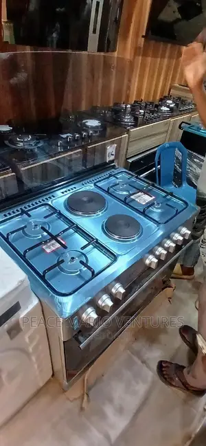 Beko Quality 6burner Gas Cooker 60X90 With 2 Electric Burner