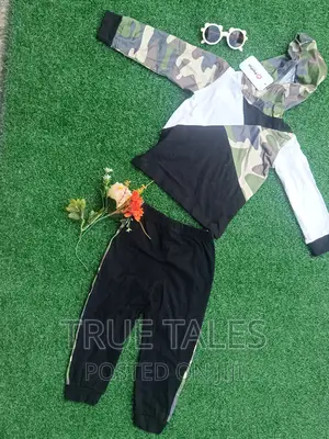 Boy's Camouflage Hoodies Joggers Set
