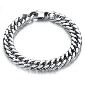 Silver Punk Bracelet for Men