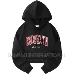 Danami Crop Hoodie With Brooklyn New York Print