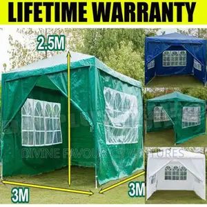 10 X10 Foldable Canopy/ Gazebo With Side Walls