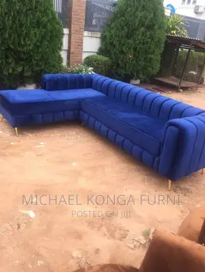 Beautiful L Shape Sofa .With One Single