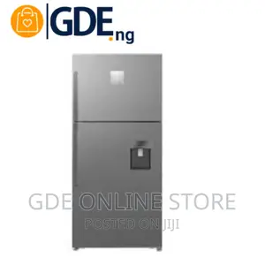 TCL Double Door Fridge 538L No-Frost Silver P545tms