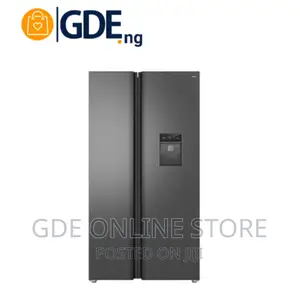 TCL Side by Side Fridge 597L Inverter Silver P650sbs