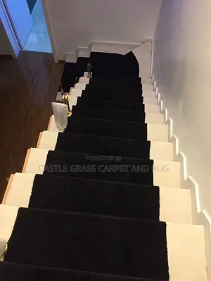 Wall to Wall Rugs Install on Stairs Case