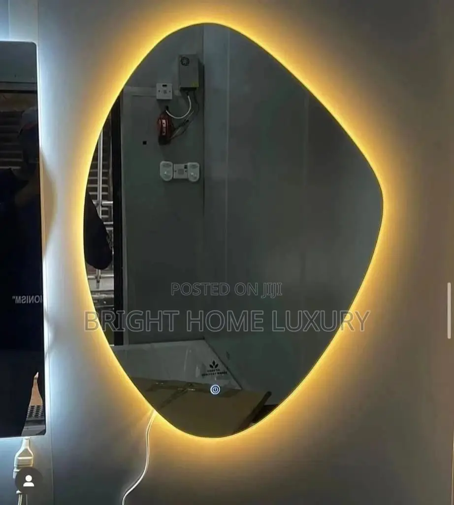 Led Wall Mount Mirror Amber Shape