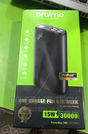 Oraimo 30000mah Superior Quality Two Way Ultra Fast Charging
