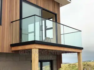 U Channel Glass Railing for Balcony Deck Stair Railing