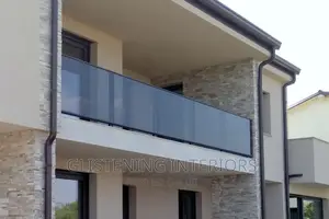 Balcony Railing Of Aluminium And Glass