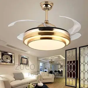 Modern LED Chandelier With Ceilings Fans