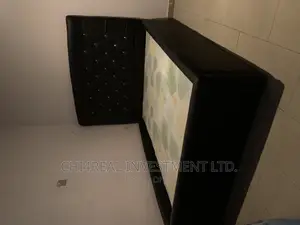 4.5 BY 6 Solid and Quality Leather Bedframe