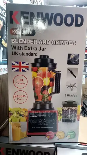 Kenwood Blender and Grinder 3L, 8 Blades 8500W