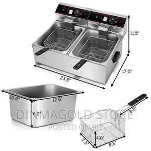 Double Electric Deep Fryer
