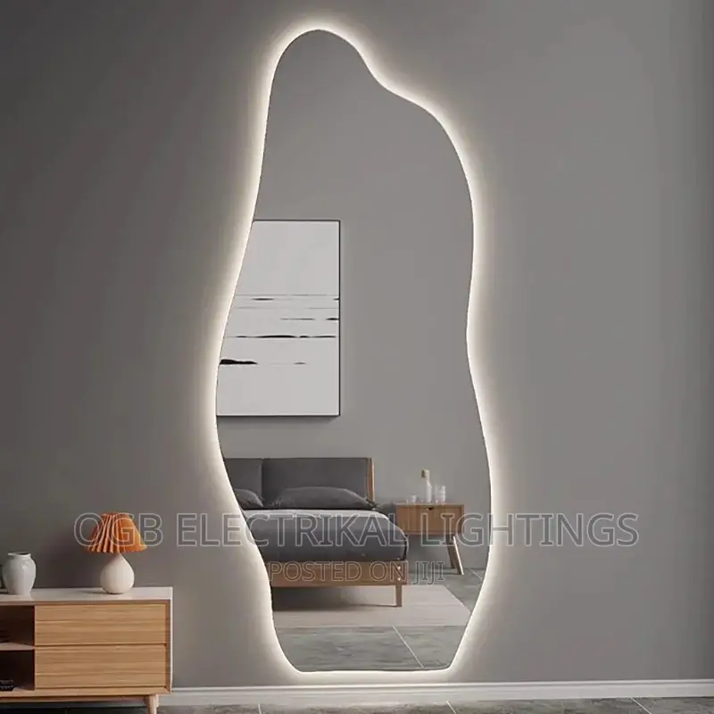 Office With Light Mirror