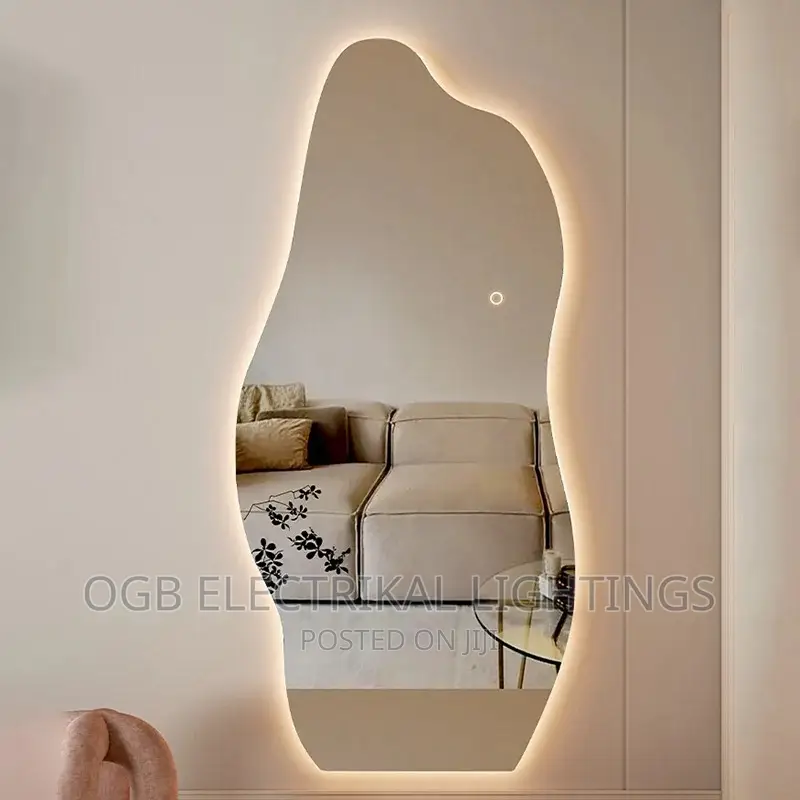 Office With Light Mirror