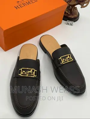 Quality Hermes Leather Half Shoe
