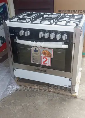 New Scanfrost 5 Burners All Gas Cooker Automatic Oven Grill