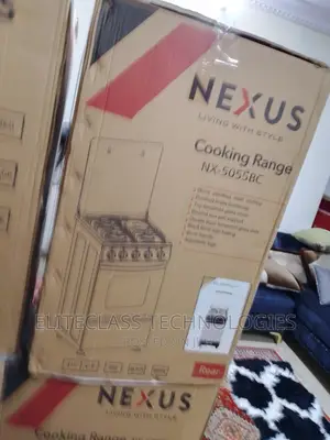 Brand New Silver Handle Nexus Gas Cooker 3+1 Nx-5055bc