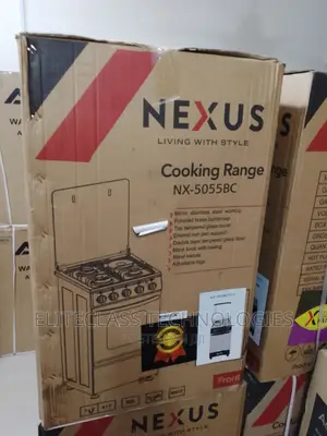 New Nexus Gas Cooker 3+1 Nx-5055bc With Oven Grilll Tray