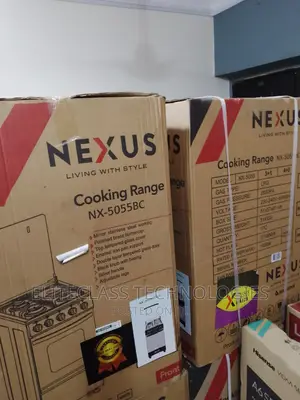 Durable Nexus Gas Cooker 3+1 Nx-5055bc With Oven Grilll Tray