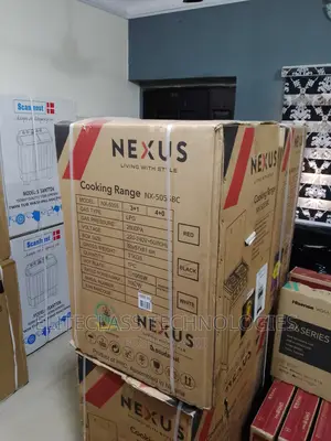 New Nexus Gas Cooker 3+1 Nx-5055bc-Polished Brasss Burnercap