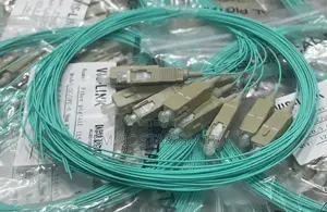 SC/PC Fiber Optic Pigtail, 50/125 Multimode OM4
