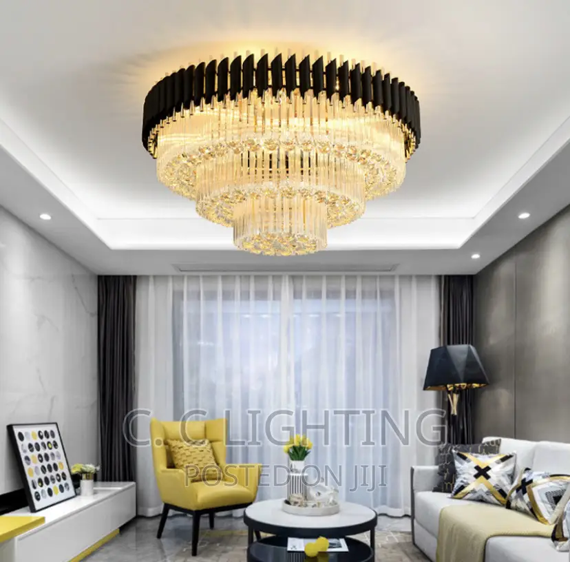 Led Flush Chandelier Light