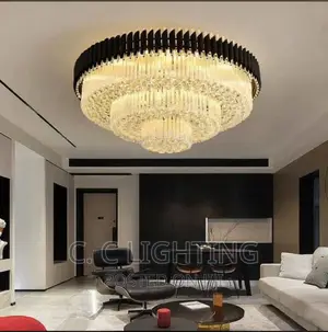Led Flush Chandelier Light