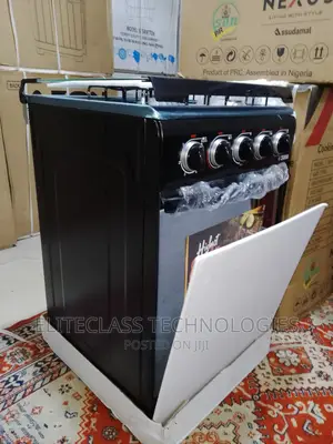 Brand New Nexus Gas Cooker 3+1 Nx-5055bc Double Layer Glass